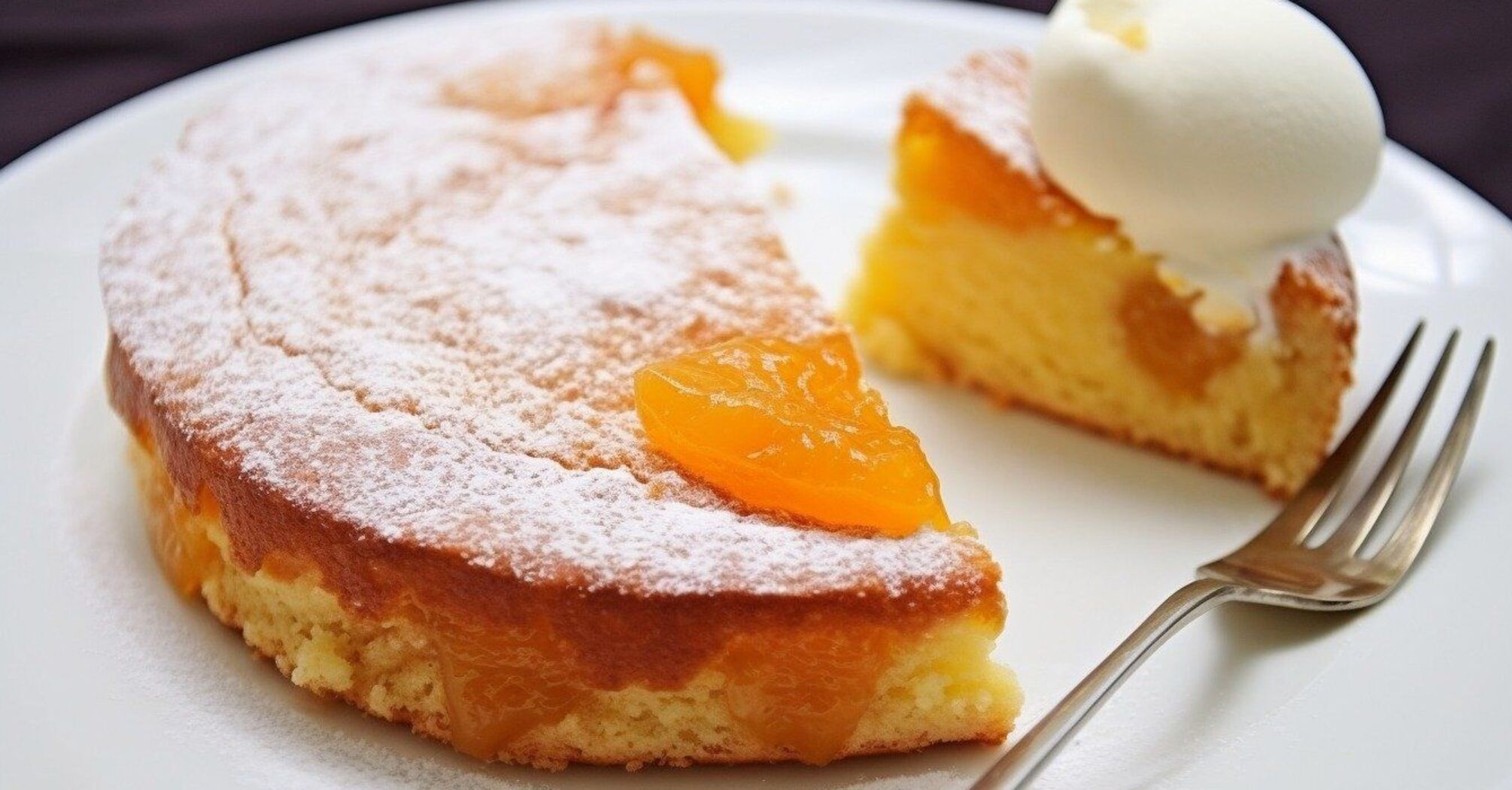 Simple sponge cake with apricots: it turns out lush, like a charlotte