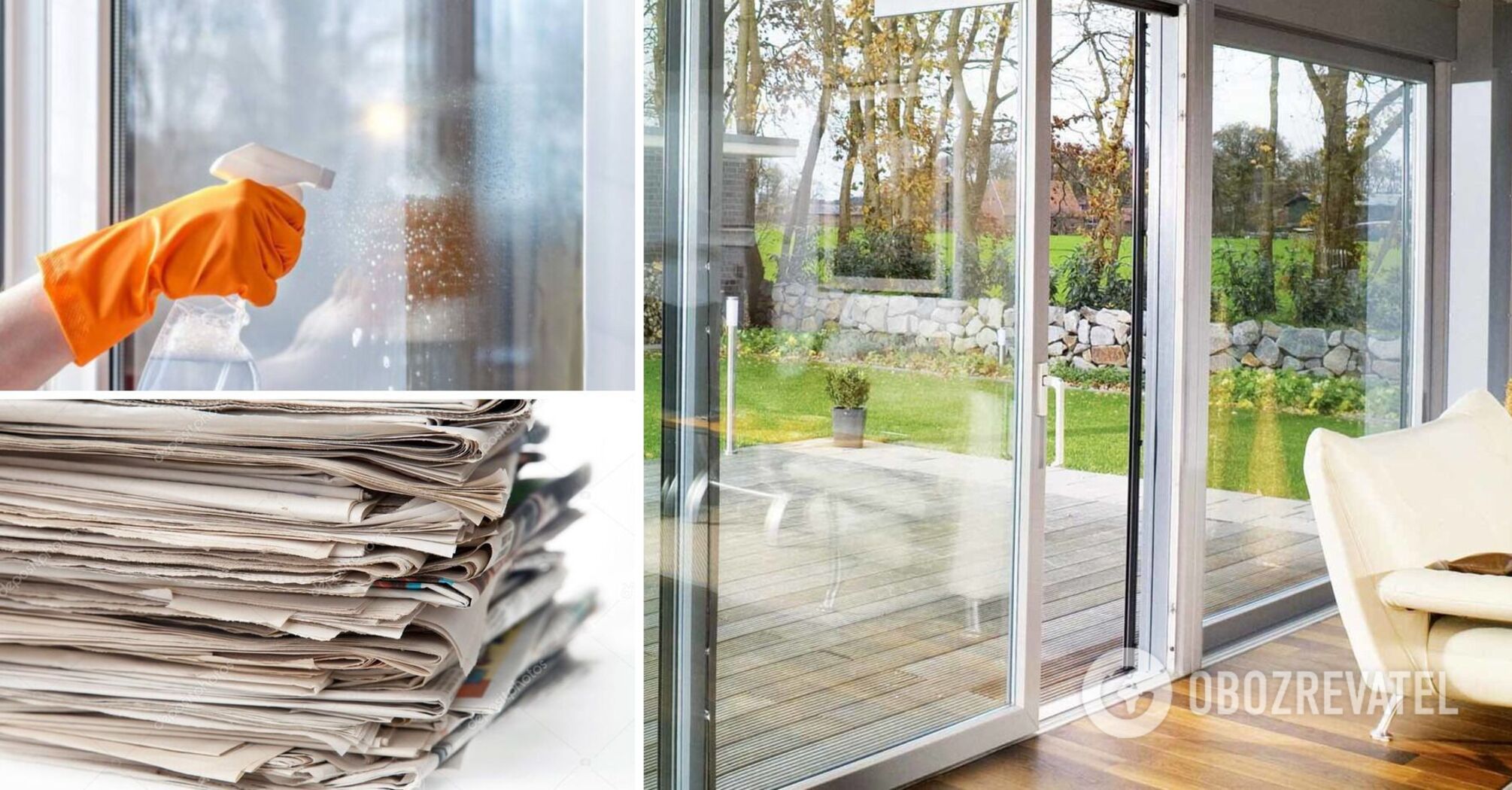 How to clean windows to make them shine like a hotel: you don't need a rag