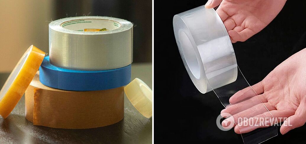 How to tear off scotch tape perfectly evenly without scissors: a simple lifehack