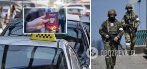 Occupiers in Zaporizhzhya terrorize cab drivers for refusing Russian passports: they threaten to put them out of work