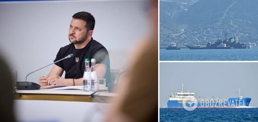 If Russia continues to attack Ukrainian ports, it risks being left without ships, - Zelenskyy