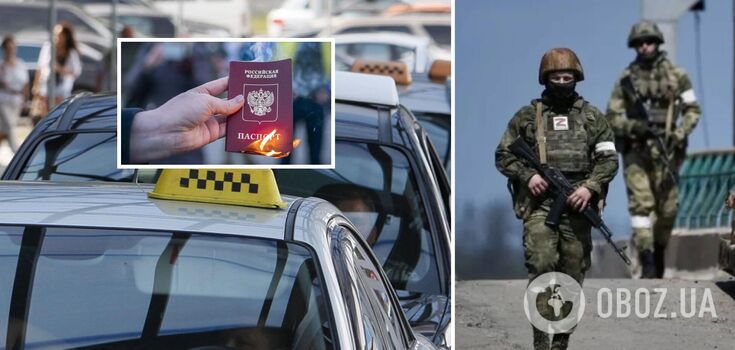 Okupanci w Zaporożu terroryzują taksówkarzy za odmowę wydania rosyjskich paszportów: grożą im pozbawieniem pracy