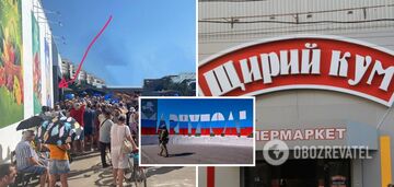 Okupanci otworzyli supermarket w Mariupolu na miejscu wysypiska zwłok. Zdjęcie 18+