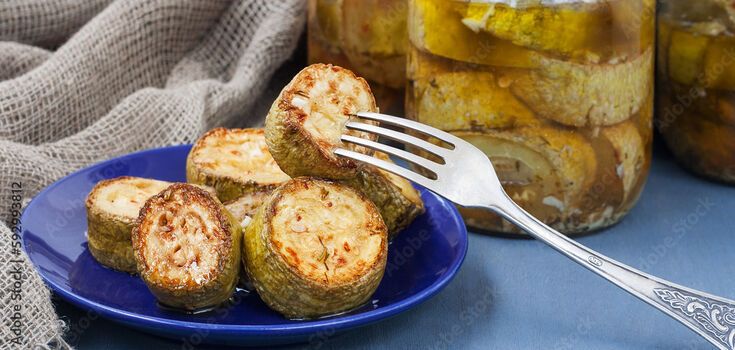Zucchini like mushrooms: an idea for a tasty appetizer for winter