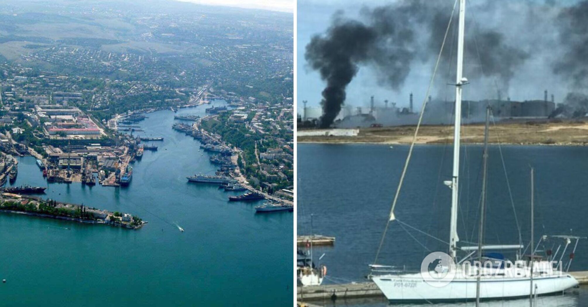 Explosions heard in occupied Crimea and smoke seen in the area of Sevastopol Bay: what happened