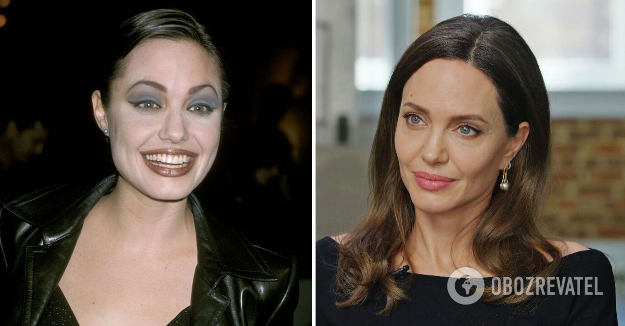 Angelina Jolie loved bright makeup when she was younger