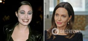 Angelina Jolie loved bright makeup when she was younger