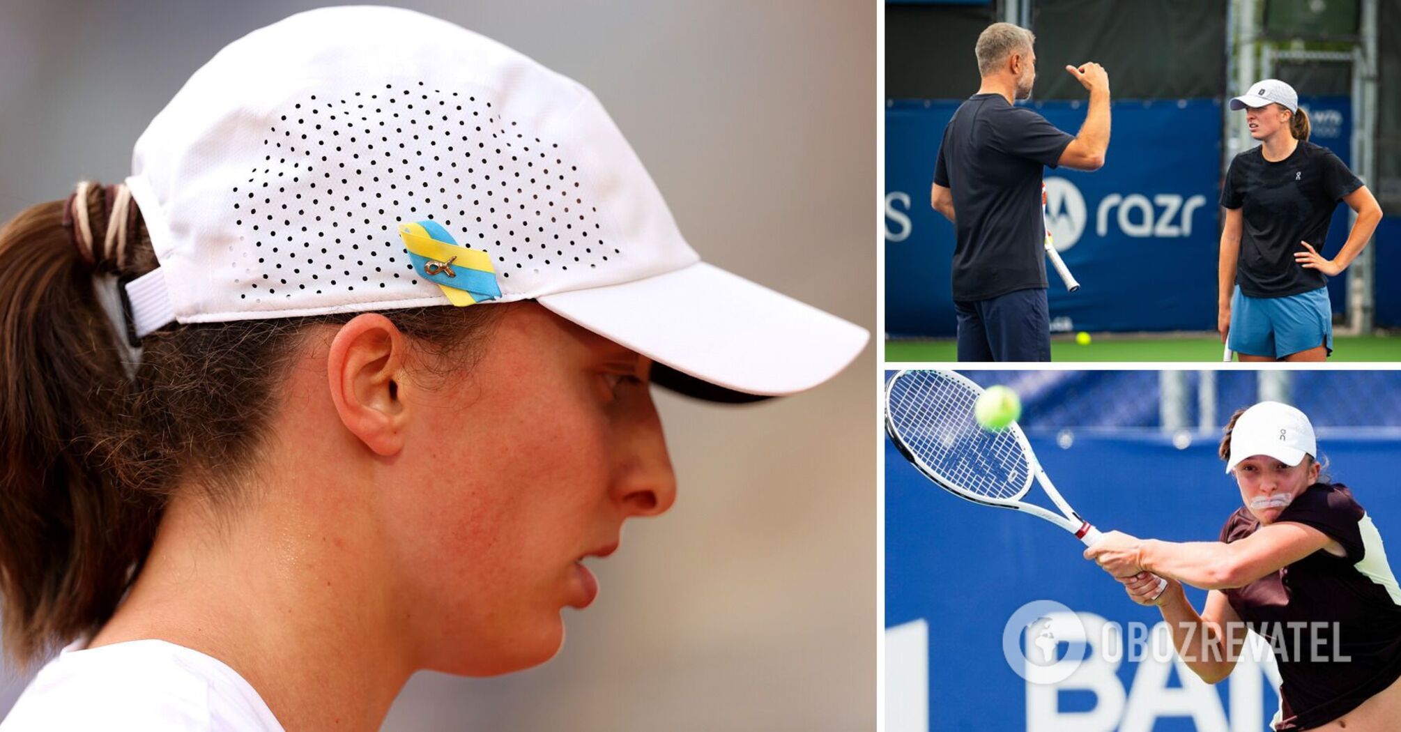 Najlepsza tenisistka świata wyszła na kort z zaklejonymi ustami i wyjaśniła powód. Zdjęcie