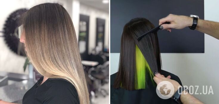 Air touch and hidden coloring in fashion
