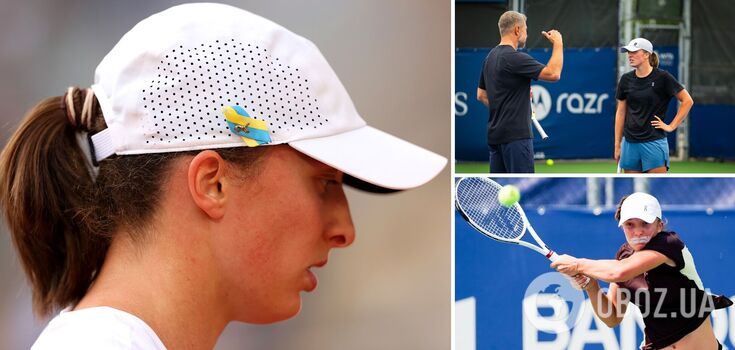 The best tennis player in the world entered the court with her mouth taped and explained why. Photo fact