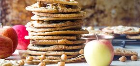 Healty apple cookies for children without sugar