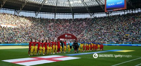 The stadium in Poland fantastically performed the anthem of Ukraine before the match with England. Video