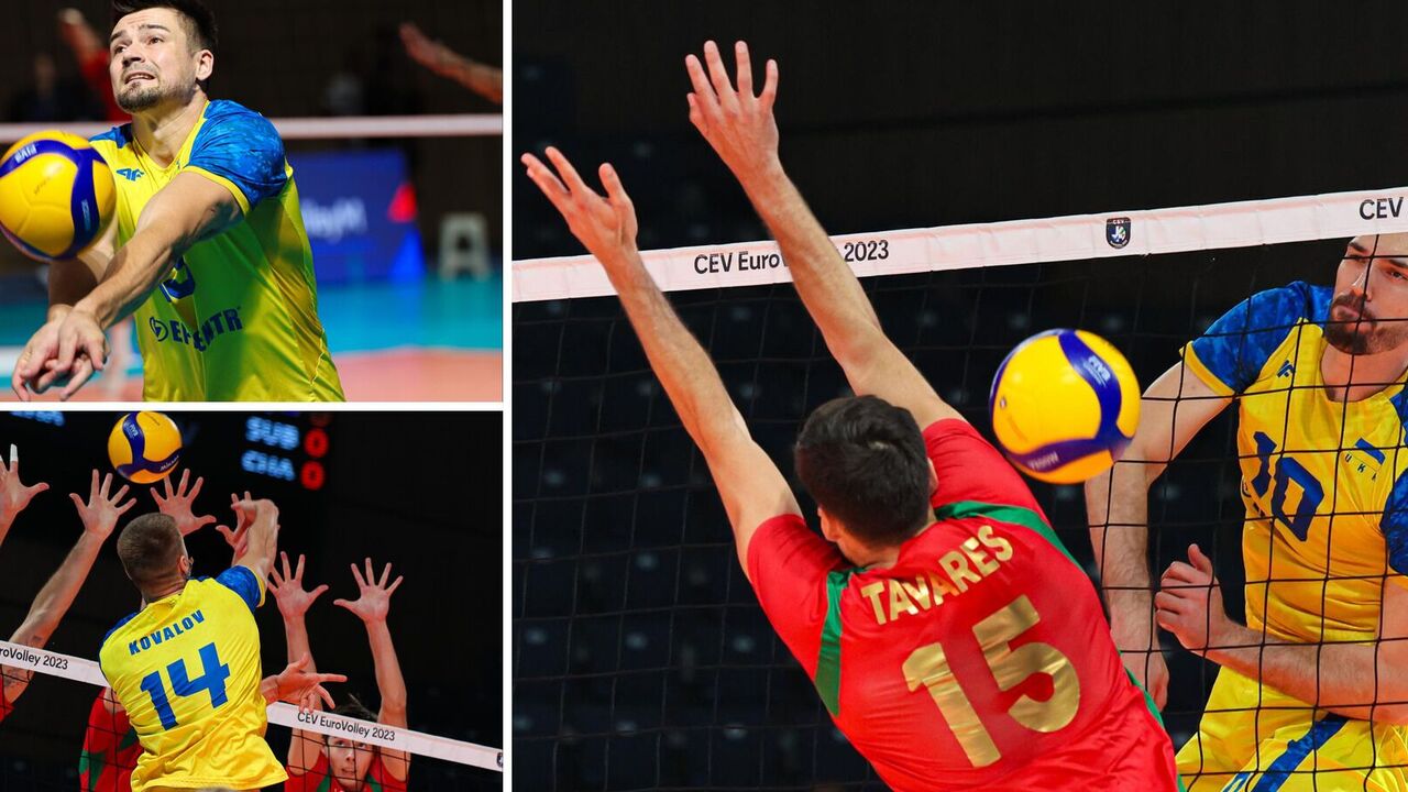 Ukraine reaches the quarterfinals of the European Volleyball Championship with a thumping victory