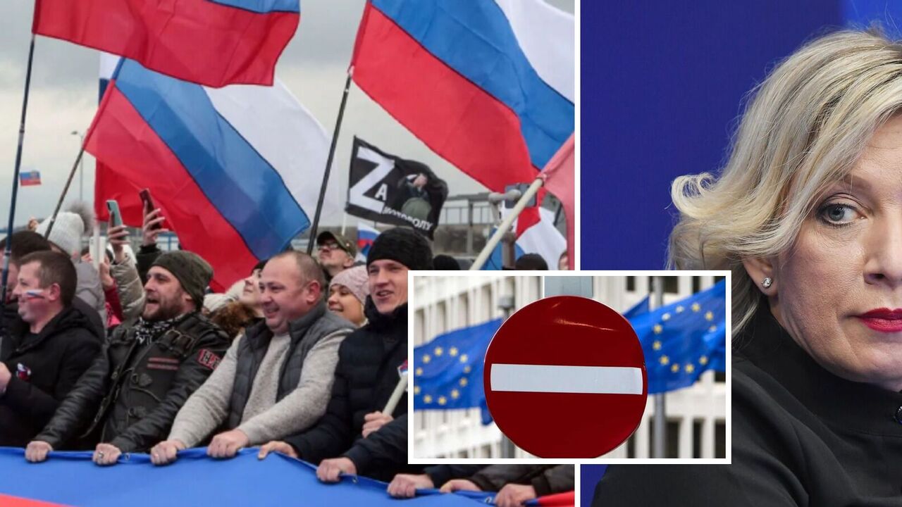 Russians were outraged at the EU over the decision to ban entry with belongings