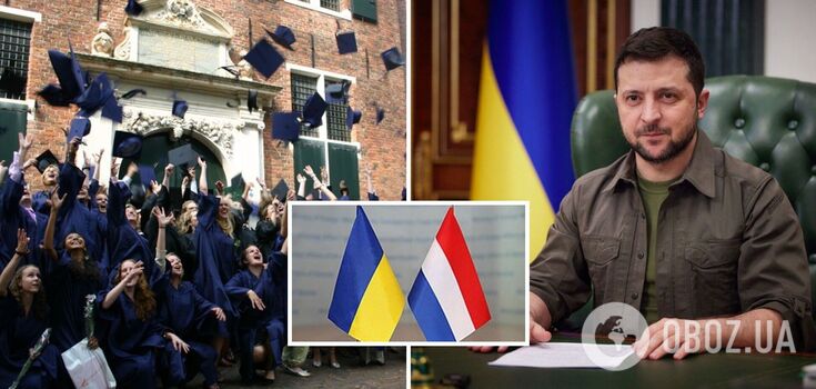 "Pressure on Russia yields results only when it is global": Zelensky addressed students of leading universities in the Netherlands. Video