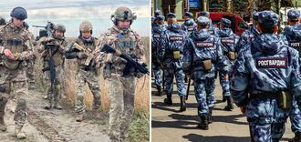AFU naciera w pobliżu Bachmutu i na zachodzie Zaporoża, Rosgwardia rekrutuje byłych najemników PMC 'Wagner' - ISW