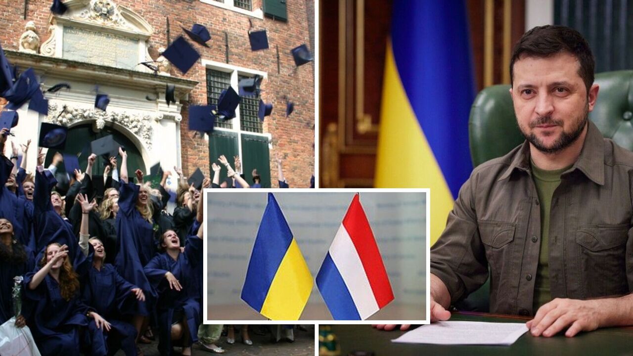 "Presja na Rosję przynosi rezultaty tylko wtedy, gdy jest globalna": Zeleński zwrócił się do studentów wiodących uniwersytetów w Holandii. Wideo