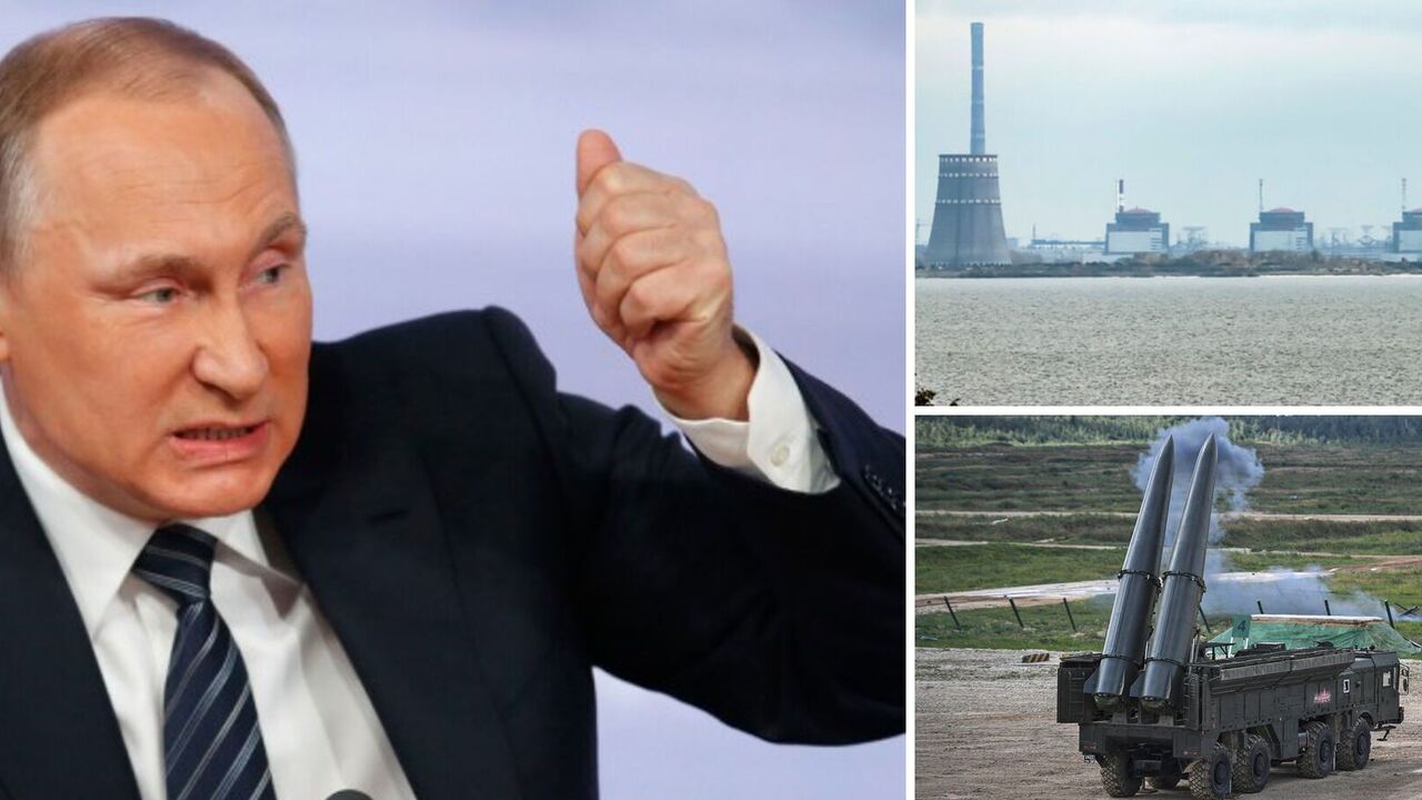 Putin otwarcie mówił o atakach na elektrownie atomowe na Ukrainie. Wideo
