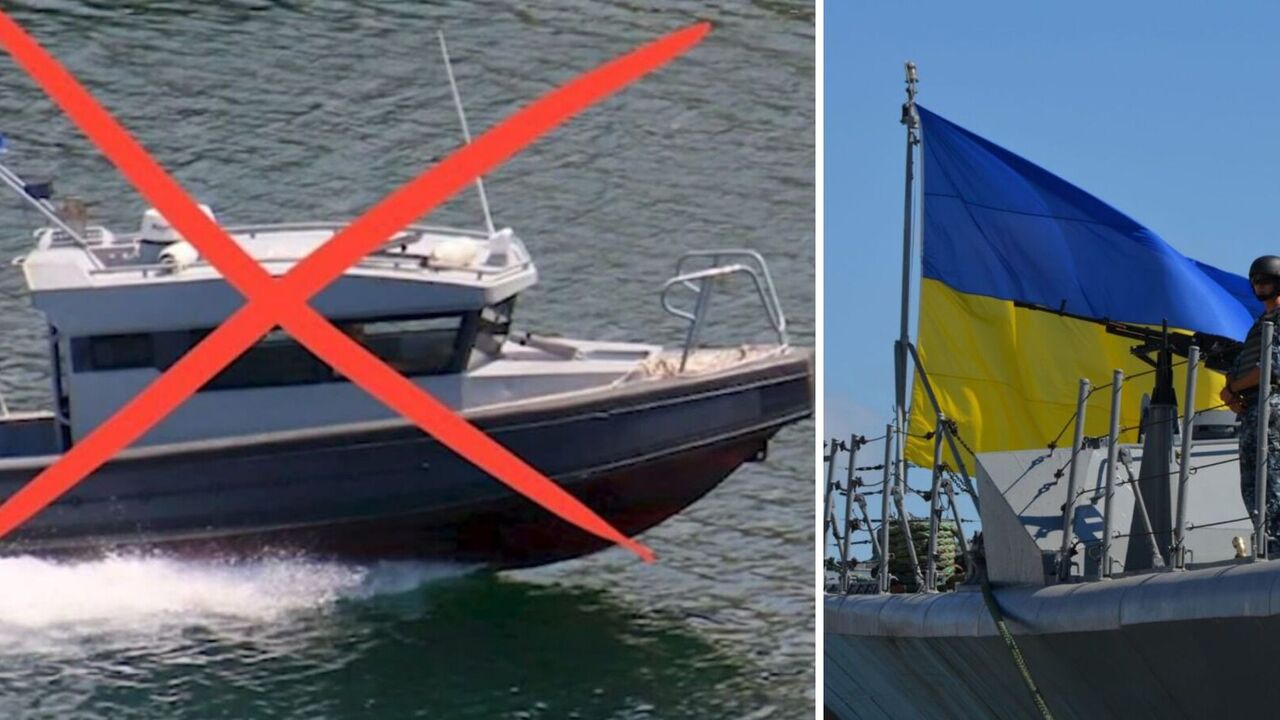 Marynarka wojenna AFU zniszczyła wrogą łódź typu KS-701 "Tuna" na Morzu Czarnym. Zdjęcie