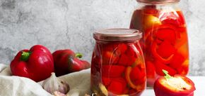 Sweet pickled peppers for the winter like grandma's