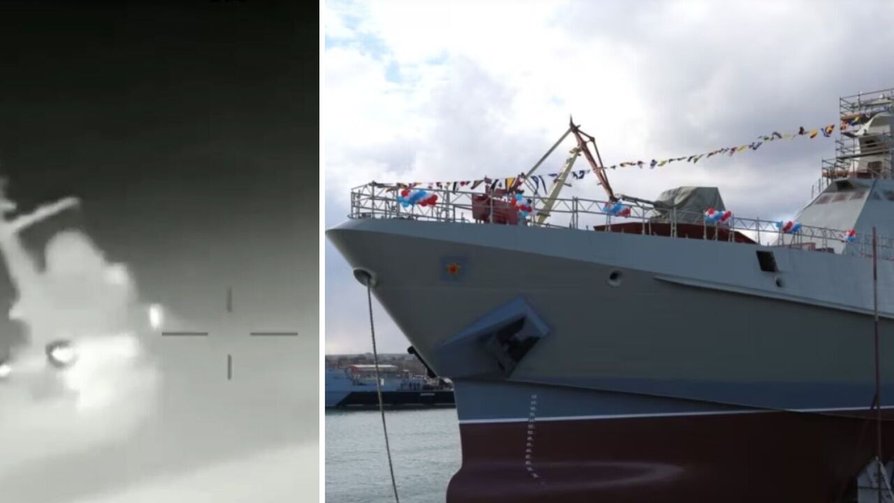 A video of the DIU attack on the Russian ship Sergei Kotov appeared online