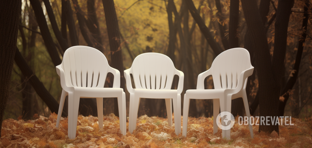 How to clean white plastic chairs: the most effective remedies