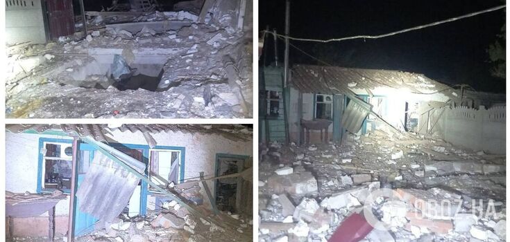 Occupiers hit a house in Kherson region: a 6-year-old boy died, his brother in the hospital. Photo
