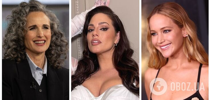 Lawrence refused to lose weight for a role and McDowell doesn't dye her hair gray: 5 stars who fight back against beauty stereotypes