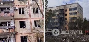 The occupants struck houses in Nova Kakhovka with aerial bombs: there are dead and wounded. Photo and video