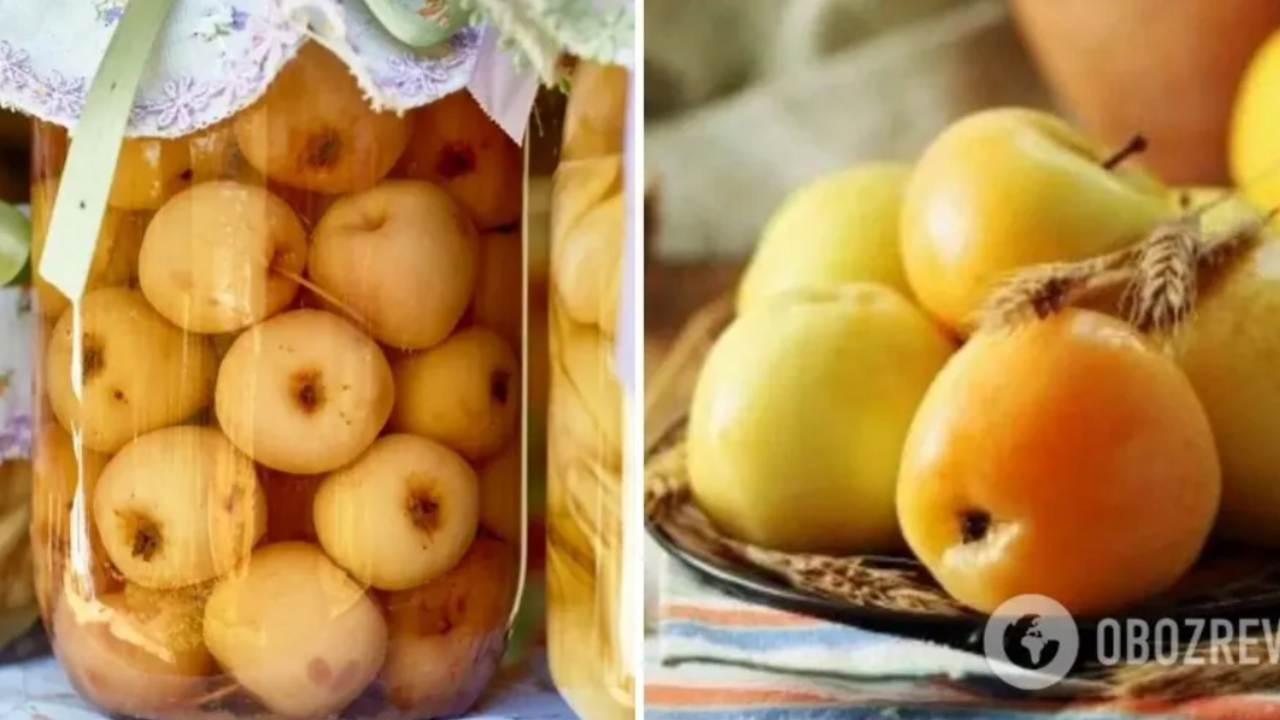 Pickled apples