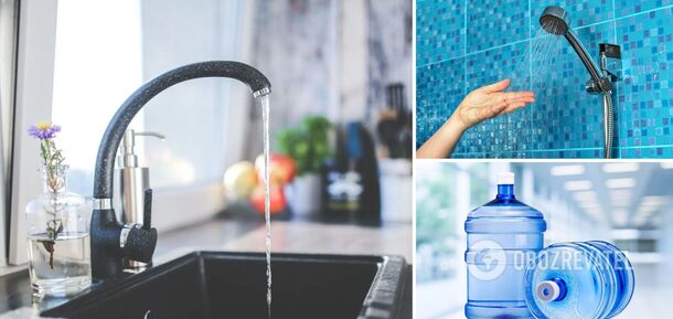 How to store and stock up water in case of a water cutoff
