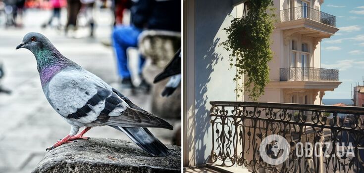 How to save your balcony from the droppings of annoying pigeons: an effective remedy