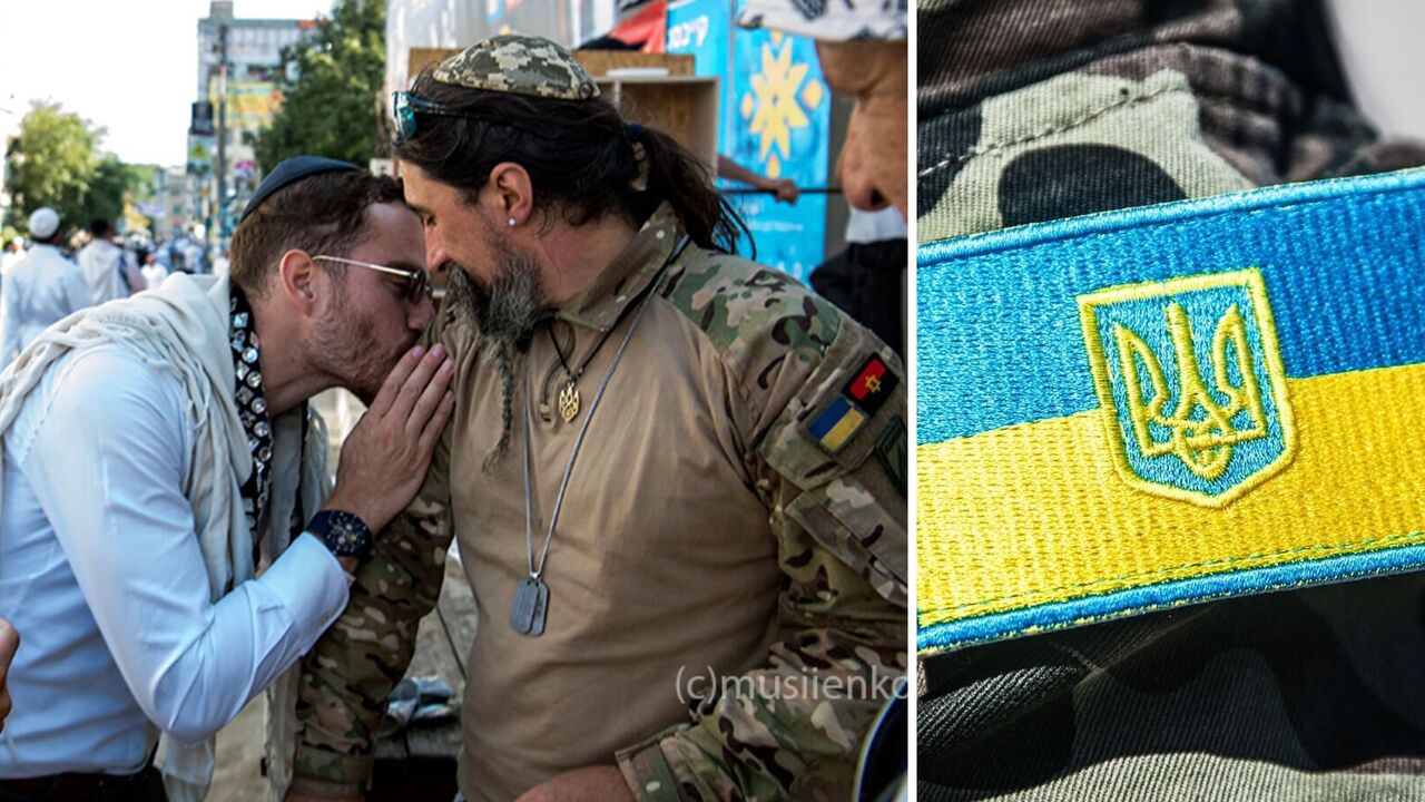 Spotkanie żołnierza i pielgrzyma w Humaniu