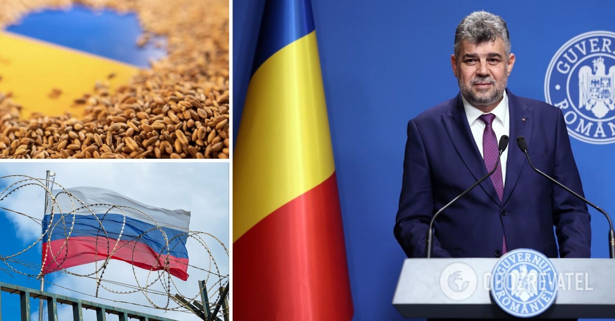 Premier Rumunii ogłosił swoje stanowisko w sprawie zboża z Ukrainy