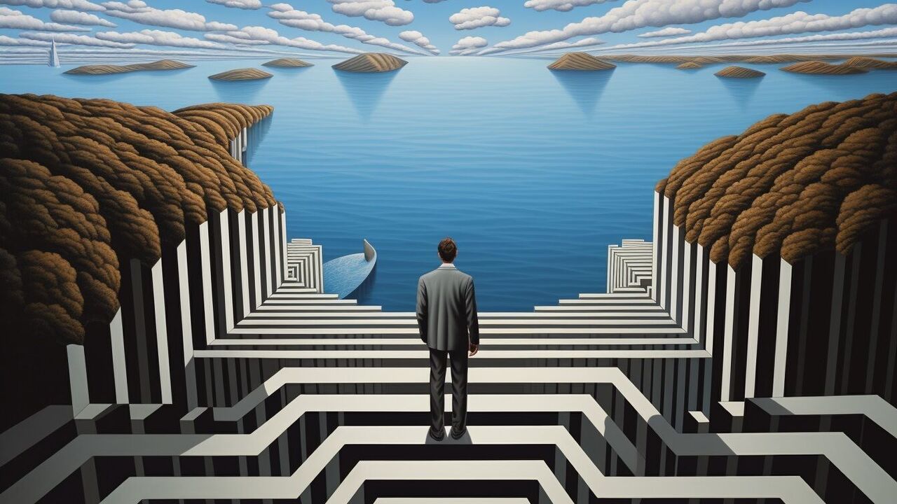 Reveals hidden features: an optical illusion that defines a person's character