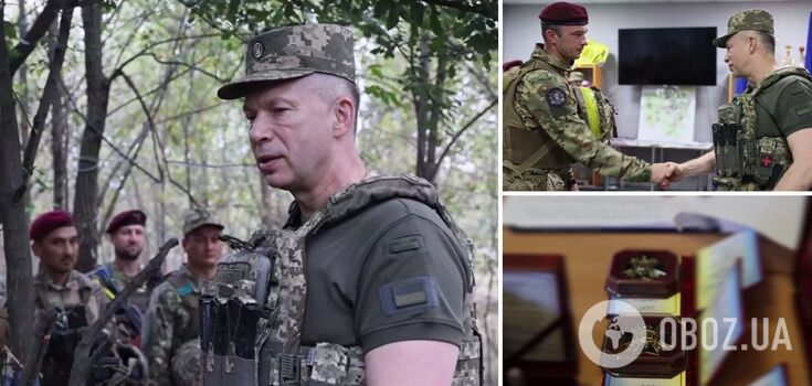 For the confident advance and liberation of Klishchiivka: Syrskyi awarded the Armed Forces of Ukraine in Donbas. Video