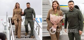 It indicates serious intentions: Olena Zelenska arrived in the United States in a special suit. Photo.