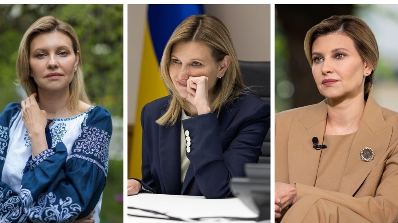 How First Lady Olena Zelenska has changed since February 24, 2022. Photos then and now