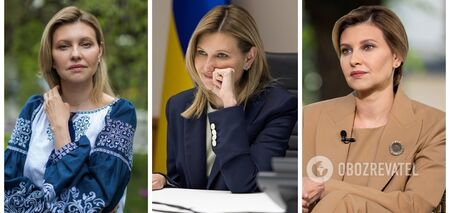 How First Lady Olena Zelenska has changed since February 24, 2022. Photos then and now