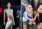 Rosjanka Irina Shayk zhańbiła się na pokazie mody z podbitym okiem. Skandaliczne zdjęcia