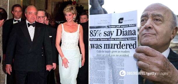 Zmarł Mohammed Al Fayed, ojciec kochanka księżnej Diany, który zginął wraz z nią w wypadku drogowym 26 lat temu