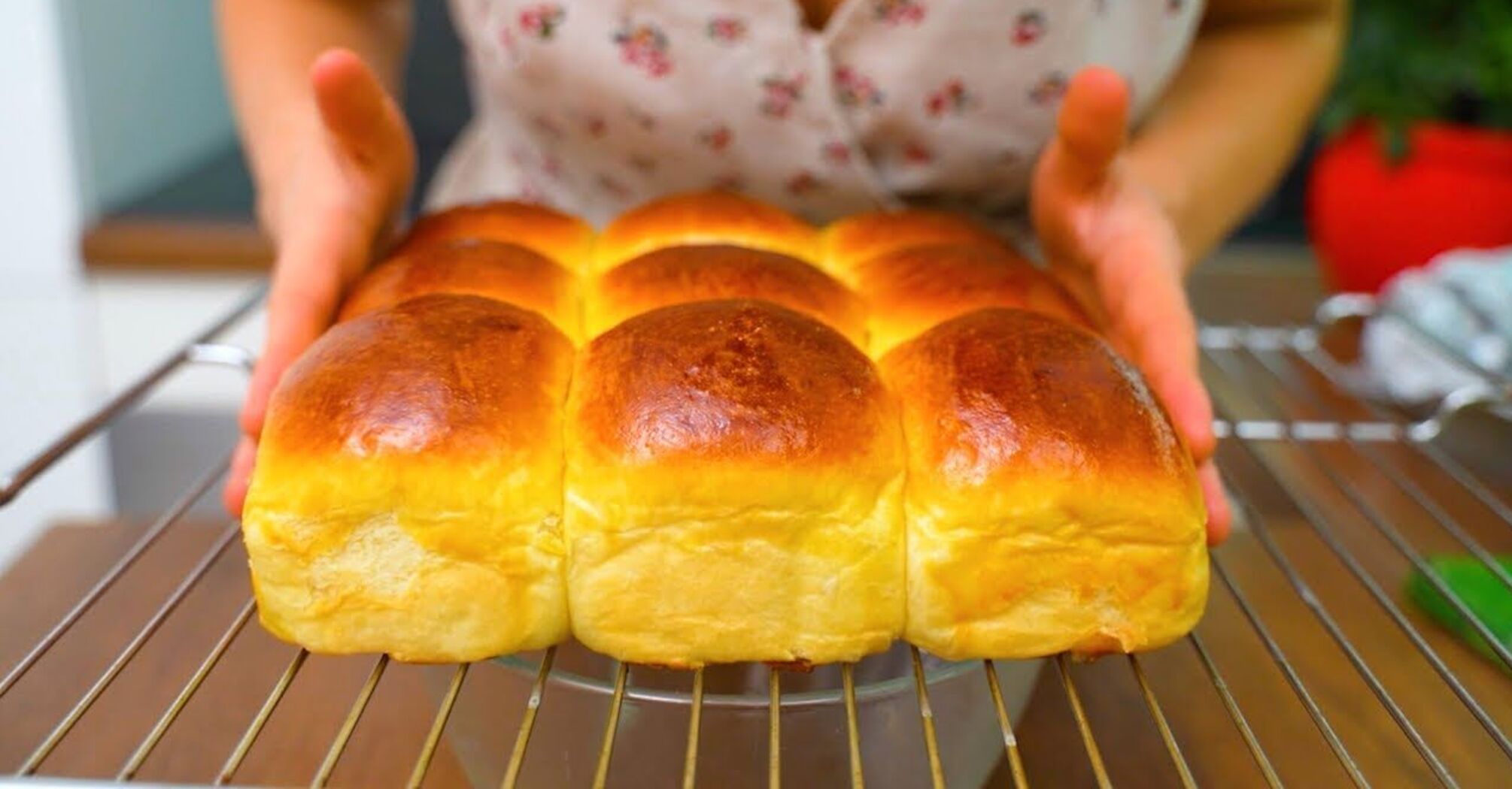 Homemade buns with filling