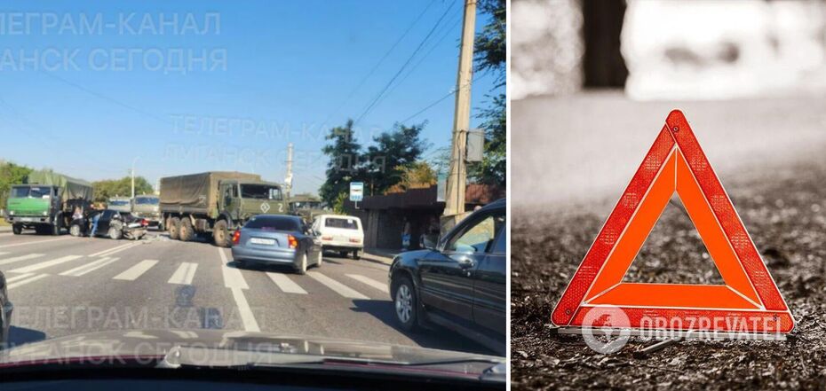An accident in Luhansk