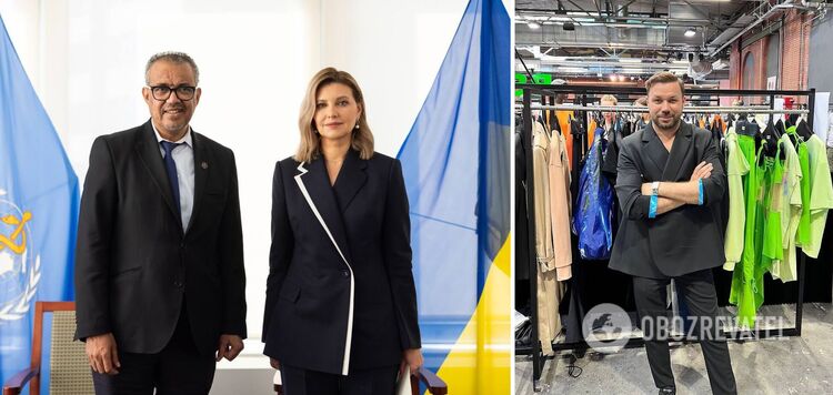 "Z Czernihowa do Nowego Jorku": Andre Tan opowiada o osobliwości stroju Zełenśkiej na spotkanie z dyrektorem generalnym WHO w Stanach Zjednoczonych