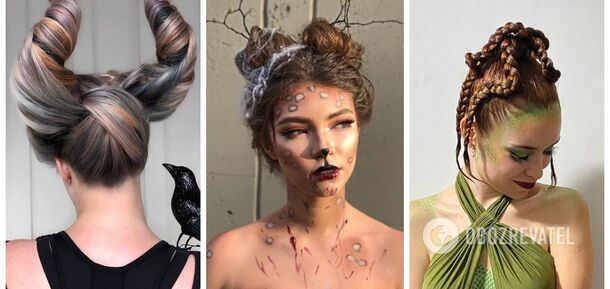 Clown, horns, skeleton: top 7 non-standard hairstyles for Halloween 2023
