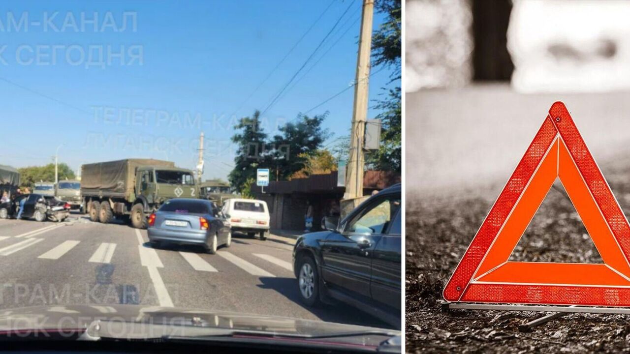 Wypadek w Ługańsku