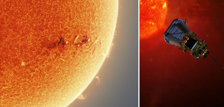 NASA's probe flies through a solar explosion, recording something no one has ever seen before. Video