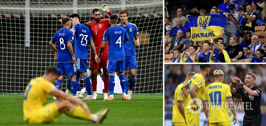 UEFA penalized Ukraine for the match with Italy