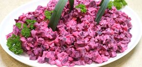 Tastier than Vinaigrette: a recipe for a beet and pickle salad for a snack