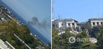 What the Russian Black Sea Fleet Headquarters in Crimea looks like after strike: photos of destruction